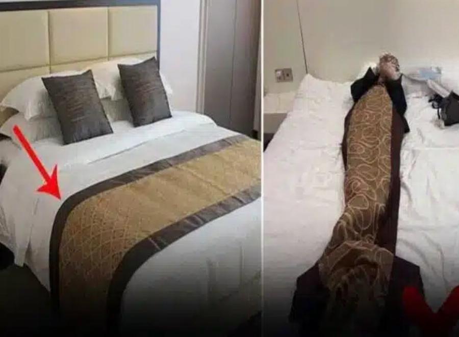 Γιατί στα ξενοδοχεία υπάρχει Auτo το ύφασμα πάνω από το πάπλωμα: Πολλοί άνθρωποι δεν ξέρουν πού χρησιμεύει