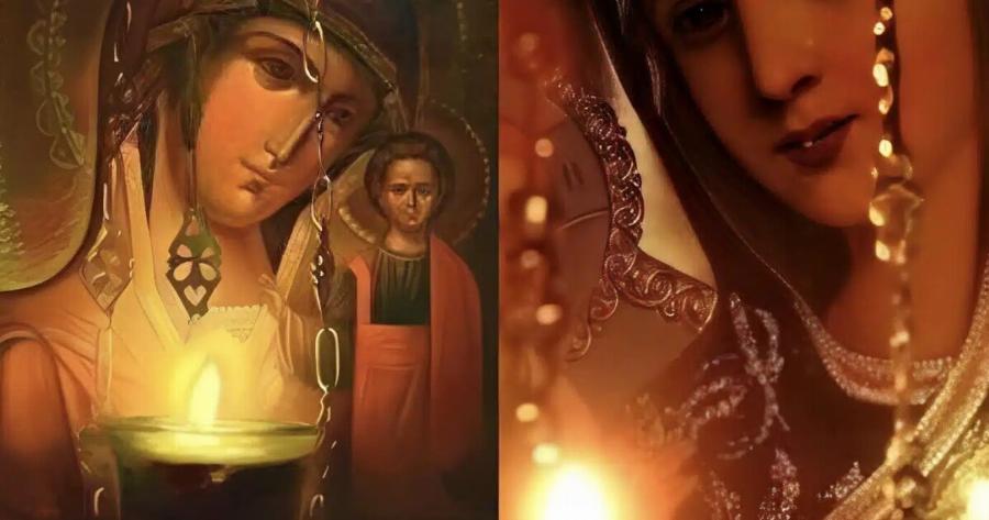 Παναγία μου, τι δύναμη έχει το λάδι από το καντήλι Σου