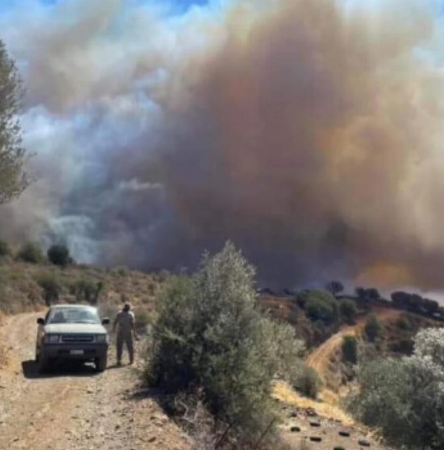 Μεγάλη φωτιά ΤΩΡΑ – Έρχεται δύσκολη νύχτα – Μάχη για να μην μπουν οι φλόγες μέσα σε χωριά