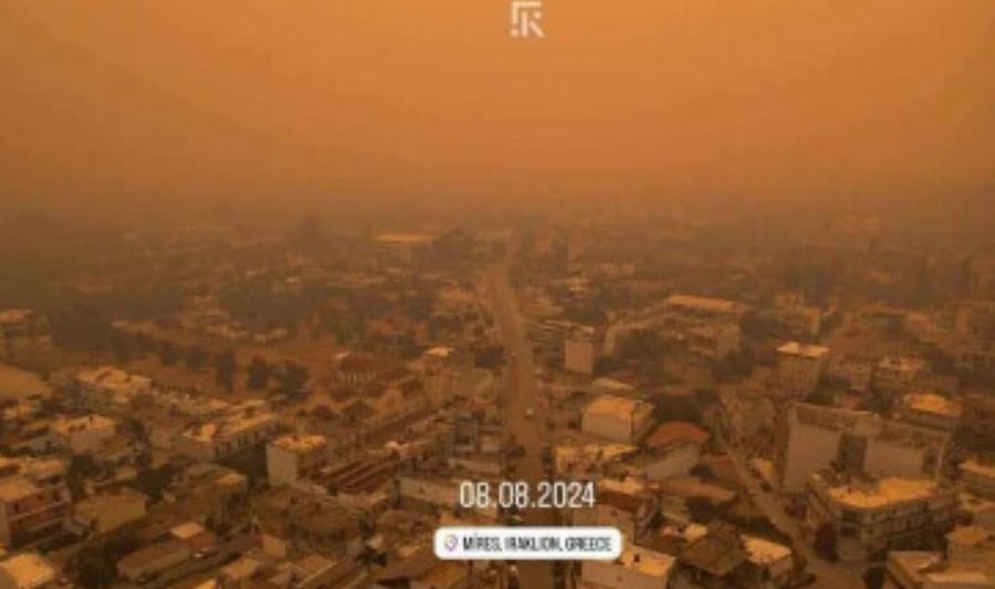 Μεγάλη φωτιά ΤΩΡΑ – Έρχεται δύσκολη νύχτα – Μάχη για να μην μπουν οι φλόγες μέσα σε χωριά