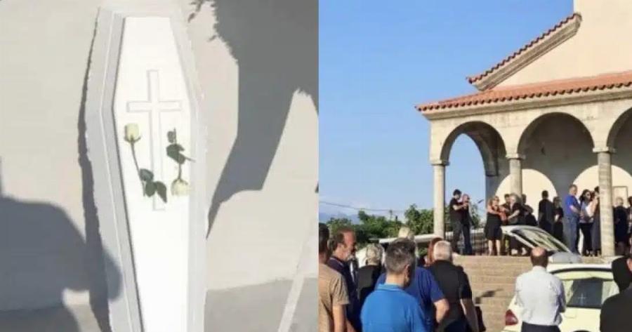 Αγρίνιο: Θρήνος στην κηδεία της 2χρονης Αλεξάνδρας που παρασύρθηκε από το αγροτικό όχημα του πατέρα της