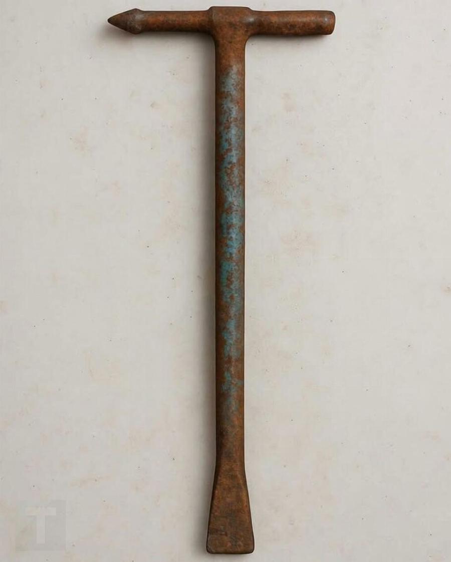 Βρήκα μια μεταλλική ράβδο στο δρόμο μου. Καμία ιδέα τι θα μπορούσε να είναι;