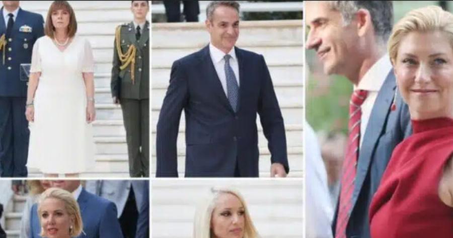 Προεδρικό Μέγαρο: Οι εμφανίσεις στη δεξίωση για τα 50 χρόνια από την αποκατάσταση της Δημοκρατίας – Φωτογραφίες