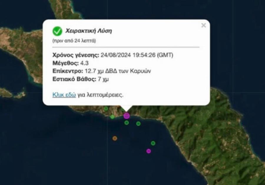 ΕΚΤΑΚΤΟ Ισχυρός Σεισμός ΤΩΡΑ στο Άγιο Όρος