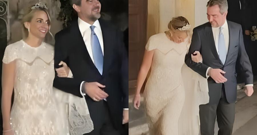 Γάμος Ντεγκρές – Βαρδινογιάννη: Συγκινημένοι Νικόλαος – Χρυσή – Τι τους πέταξε κάποιος μόλις βγήκαν από την εκκλησία – Τι συνέβη