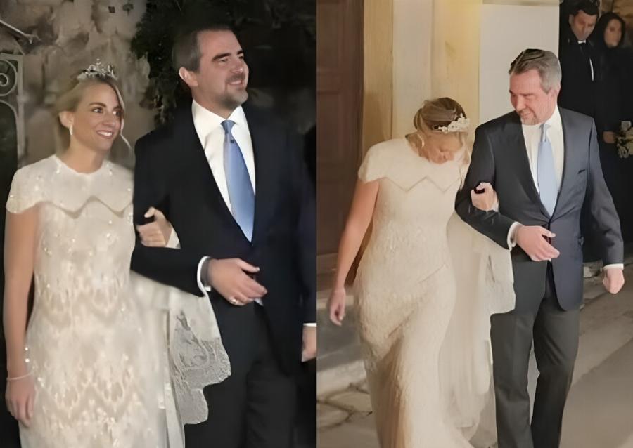 Γάμος Ντεγκρές – Βαρδινογιάννη: Συγκινημένοι Νικόλαος – Χρυσή – Τι τους πέταξε κάποιος μόλις βγήκαν από την εκκλησία – Τι συνέβη