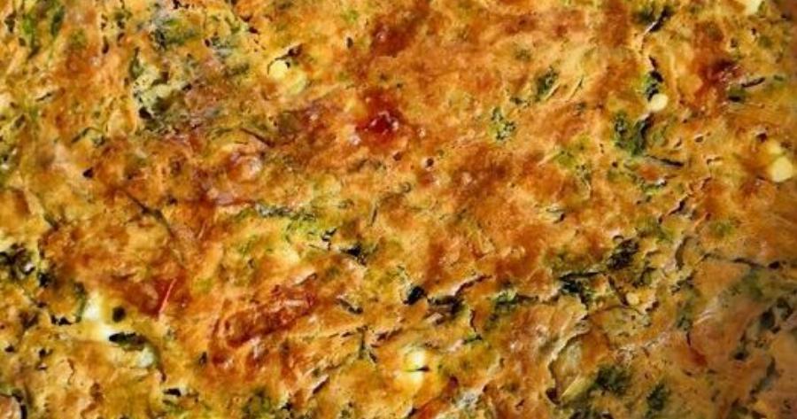 Η πιο εύκολη χορτόπιτα που έχω κάνει – ανακατεύεις και τέλος!