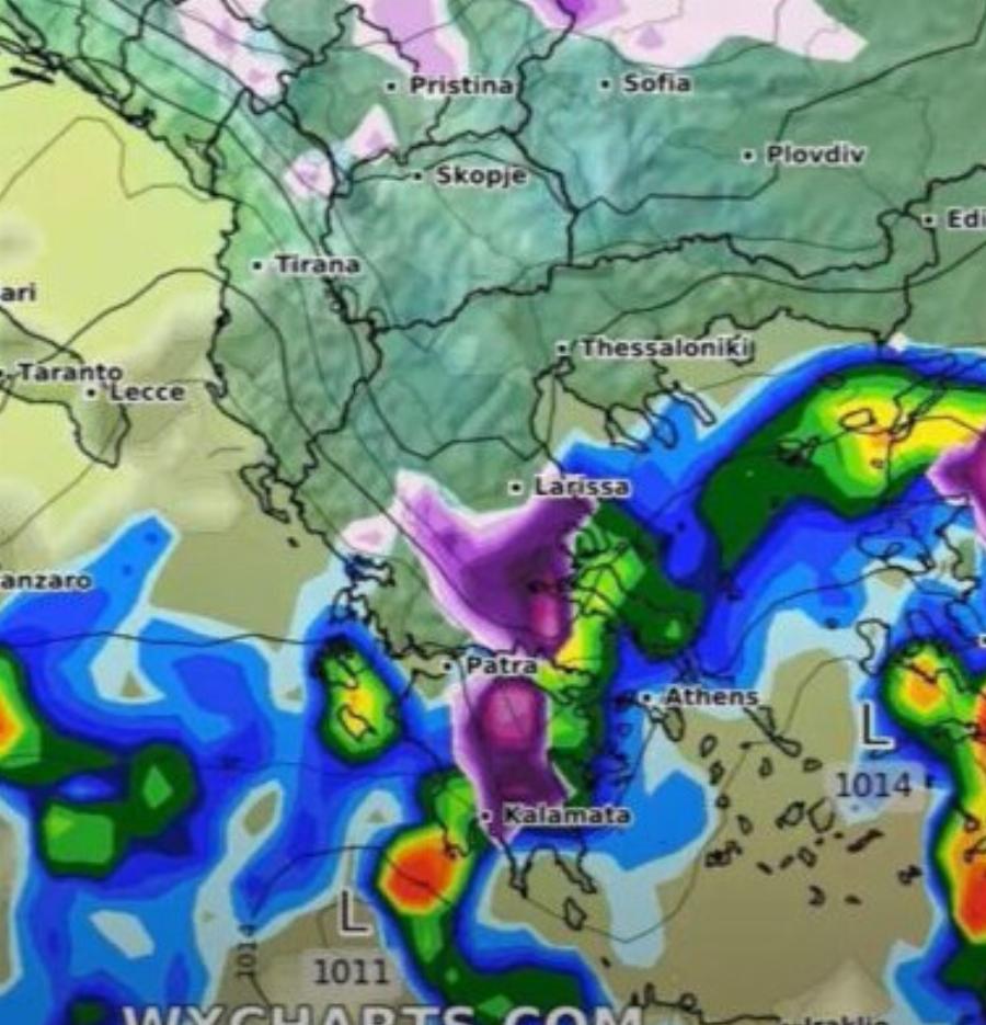 Καιρός: Χιονοεκπλήξεις και στην Αθήνα – Πότε θα έρθει η «λευκή εισβολή»