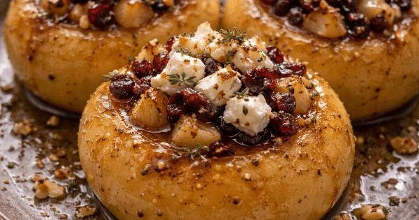 Ψητά μήλα με φέτα και μέλι: η εύκολη συνταγή που εντυπωσιάζει