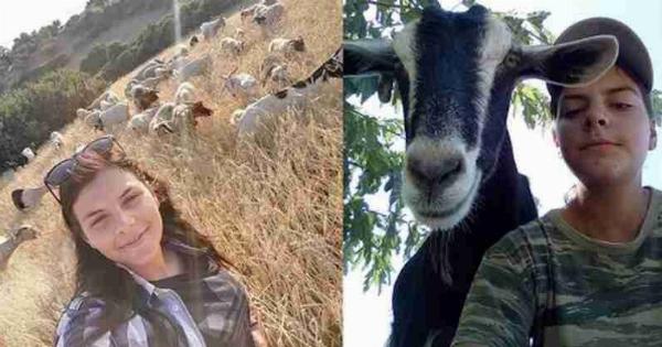 Μαρία Ρέτσα: Η 20χρονη κτηνοτρόφος που βόσκει 100 γιδοπρόβατα στην Εύβοια δίνει ελπίδα για την νέα γενιά