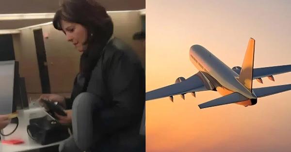 Η φωτογραφία αυτής της γυναίκας στα εισιτήρια του αεροδρομίου, σαρώνει στο διαδίκτυο. Ο λόγος; Προσέξτε την λίγο καλύτερα