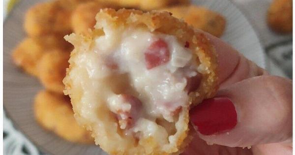 Κροκέτες με ζαμπόν τραγανές έξω και κρεμώδεις μέσα – Η τέλεια συνταγή