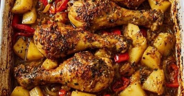 Το πιο εύκολο κοτόπουλο φούρνου με πατάτες