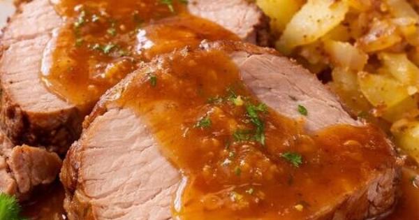 Χοιρινό φιλέτο γλασαρισμένο με πορτοκάλι και μέλι – Ζουμερό και αρωματικό