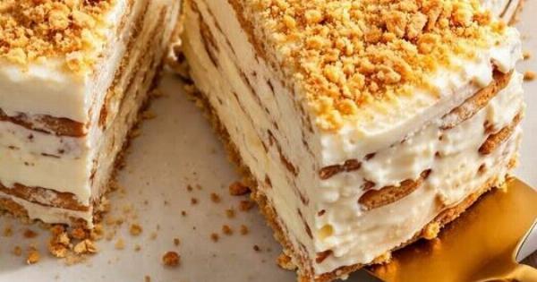 Το εύκολο γλυκό ψυγείου με μπισκότα και καφέ που θα λατρέψεις