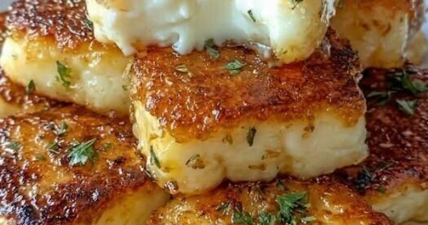 Τηγανητό τυρί με μέλι και σκόρδο – Εύκολος και γρήγορος μεζές