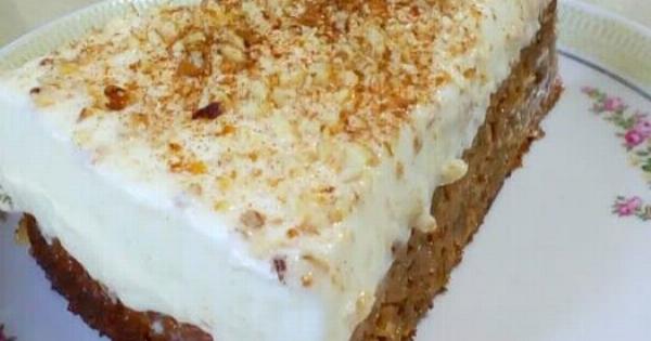 Πουτίγκα με καρυδόπιτα και κρέμα – Το γλυκό που έφτιαξα και τους ξετρέλανε όλους