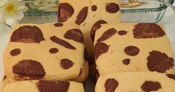 Δίχρωμα μπισκότα βουτύρου με κακάο – τραγανά και εντυπωσιακά