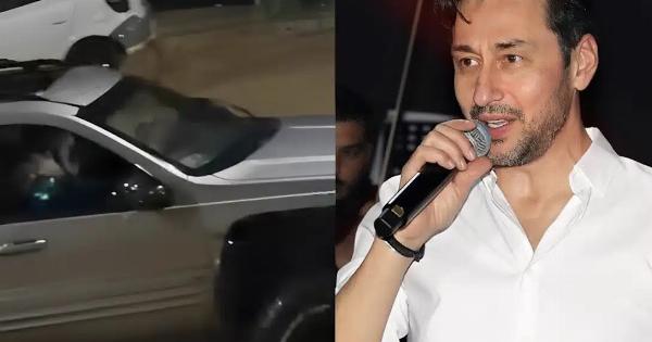 Πάνος Καλίδης: Βγήκε με το τζιπ στους πλημμυρισμένους δρόμους για να βοηθήσει κόσμο εν μέσω κακοκαιρίας