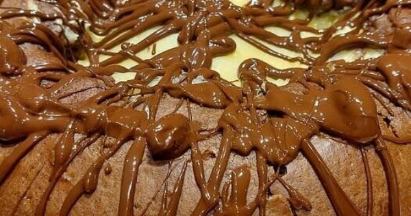 Κέικ «Βεζούβιος» με κρέμα πατισερί και σοκολάτα – Το εντυπωσιακό γλυκό που γίνεται πανεύκολα