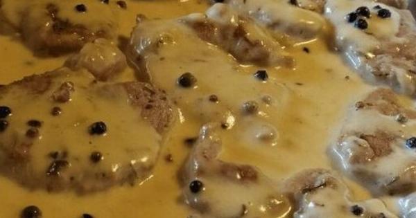 Ψαρονέφρι με σάλτσα πιπεριών – πιάτο που θυμίζει εστιατόριο