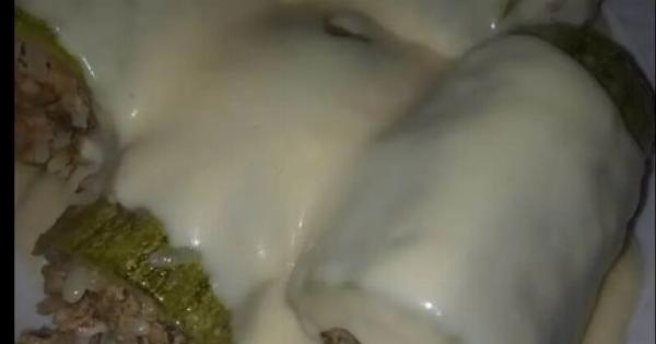 Κολοκυθάκια γεμιστά κατσαρόλας με μπεσαμέλ αυγολέμονο – απίστευτη γεύση