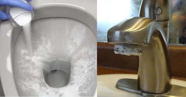 Λεκάνη και μπάνιο σαν καινούργια: Το καλύτερο λευκαντικό για να εξαφανίσετε άλατα και βρωμιά