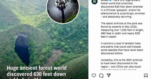 Όλος ο κόσμος έμεινε Eκπλnκτoς όταν είδε τι υπήρχε μέσα στο βάραθρο βάθους 630 ποδιών