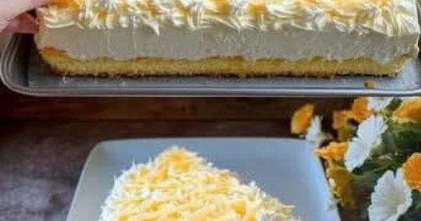 Πρέπει να δοκιμάσετε αυτό το κέικ Fanta με μανταρίνια – Φτιάξτε το ακόμα και χωρίς ιδέα από μαγειρική