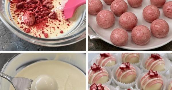 Τα πιο ροζ και λαχταριστά τρουφάκια – χωρίς κόπο, με λίγα υλικά
