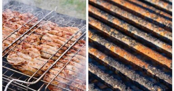 Καμένα λίπη και σκουριά! Καθαρίστε την σχάρα της ψησταριάς, χωρίς τρίψιμο, με 1 υλικό που έχετε στο σπίτι Δεν είναι το λεμόνι