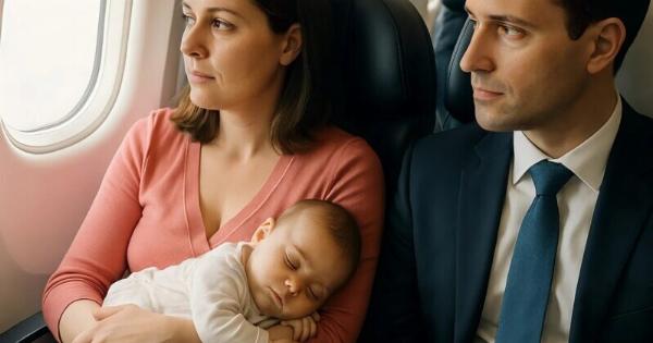 Πέταξα με το δίμηνο γιο μου, που κατά τη διάρκεια της πτήσης έκλαιγε συνεχώς: στον διπλανό μου δεν άρεσε, και μετά ξαφνικά έκανε αυτό…