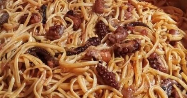 Χταποδομακαρονάδα φούρνου – Το νηστίσιμο φαγητό που έφτιαξα και έγινε λουκούμι