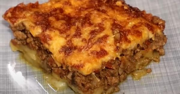 Με πατάτες, κιμά και τυριά έφτιαξα αυτό το φαγητό και εξαφανίστηκε σε 10 λεπτά! Θα το ζητάνε συνέχεια