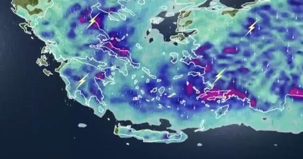 Καιρός: Έρχεται τριήμερο με χαλάζι και καταιγίδες – Οι περιοχές που θα «χτυπήσει» η κακοκαιρία