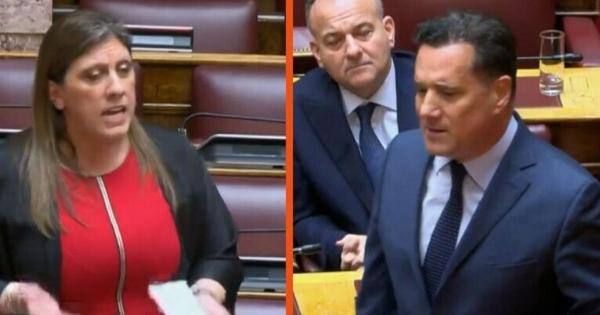 Χαμός στη βουλή με Άδωνι – Κωνσταντοπούλου! – Ο Άδωνις έτρωγε κρακεράκια και ξαφνικά…