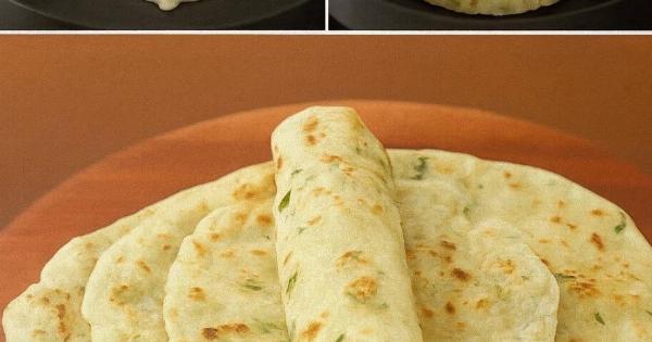 Πίτα σκόρδου με υγρή ζύμη 3 λεπτών