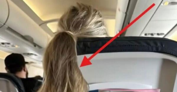 Μια κοπέλα στο αεροπλάνο τίναξε τα μαλλιά της πάνω από το κάθισμά μου, κλείνοντας την οθόνη μου: Έπρεπε να της δώσω ένα μάθημα