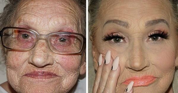 «Τώρα δεν είναι ξεκάθαρο ποια είναι η γιαγιά εδώ!» Μετά το μακιγιάζ, η 80χρονη γιαγιά μεταμορφώθηκε σε σταρ