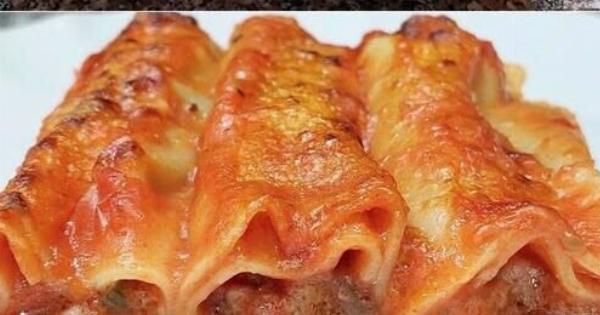 Κανελόνια γεμιστά με κιμά: Η συνταγή για πλούσια και γευστικά ζυμαρικά φούρνου