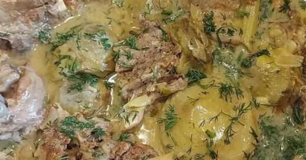 Κατσικάκι αυγολέμονο με αγκινάρες – αρωματικό και απίστευτα νόστιμο