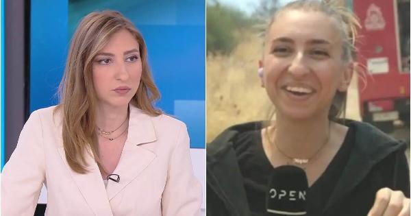 Επιτέλους μαθεύτηκε: Τι έγινε πίσω από τις κάμερες και γέλασε η δημοσιογράφος του OPEN στις πυρκαγιές