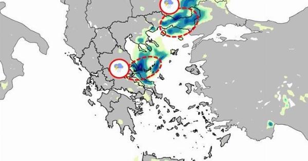 Βροχές, καταιγίδες και χαλάζι το επόμενο 48χρονο: Οι περιοχές που θα επηρεαστούν – Δείτε χάρτες