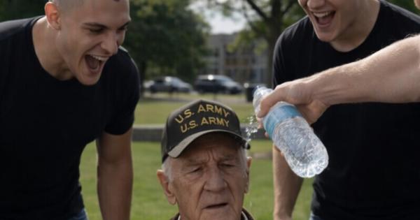 Τρεις νταήδες στο πάρκο κορόιδευαν έναν ηλικιωμένο άντρα, του πέταξαν νερό και γελούσαν: όμως οι νεαροί δεν είχαν ιδέα ποιος ήταν πραγματικά αυτός ο γέρος και πώς θα τελείωνε για αυτούς αυτή η συνάντηση