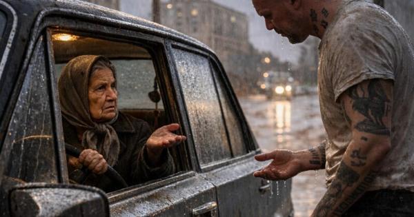 Μια ηλικιωμένη γυναίκα, μέσα σε καταρρακτώδη βροχή, πήρε με το αυτοκίνητό της έναν πρώην κρατούμενο με μια τεράστια τσάντα, χωρίς καν να υποψιάζεται τι θα της συνέβαινε μόλις μισή ώρα αργότερα