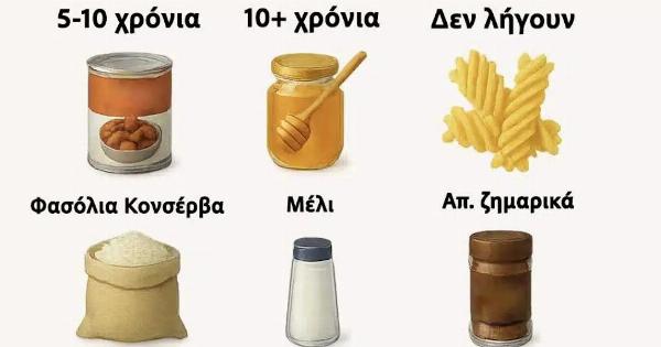 30 τρόφιμα που πρέπει να έχετε στο ντουλάπι σας και έχουν εξαιρετικά μεγάλη διάρκεια ζωής