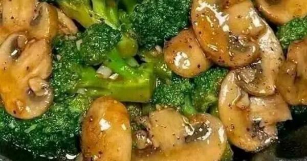 Μπρόκολο με μανιτάρια και σκόρδο – Υγιεινό και πεντανόστιμο σε λίγα λεπτά