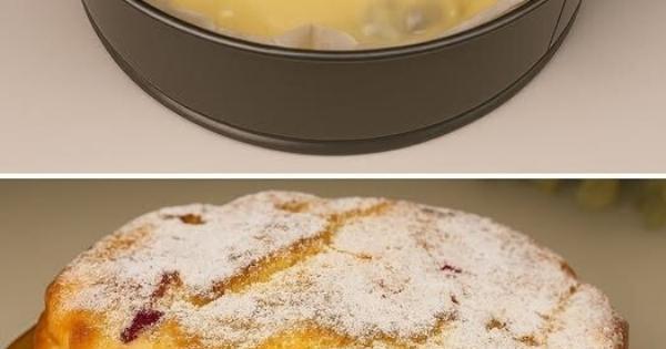 Ανακατέψτε τα όλα μαζί και βάλτε το στο φούρνο. Ένα ντελικάτο και νόστιμο επιδόρπιο σε μόλις 25 λεπτά με φτηνά υλικά