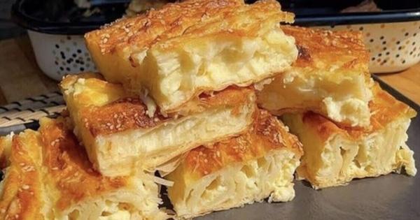 Πίτα με γιαούρτι και τυρί: Εύκολη “αρμόνικα” συνταγή αφράτη και ζουμερή