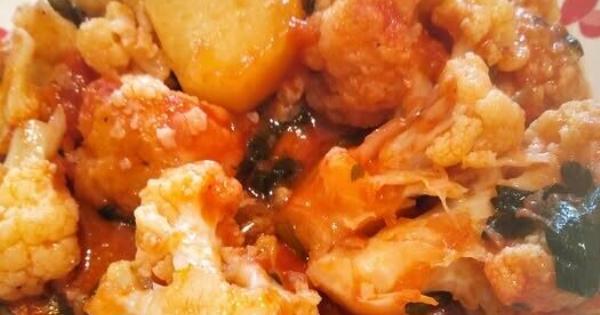 Κουνουπίδι κοκκινιστό που θα φας και δεύτερο πιάτο